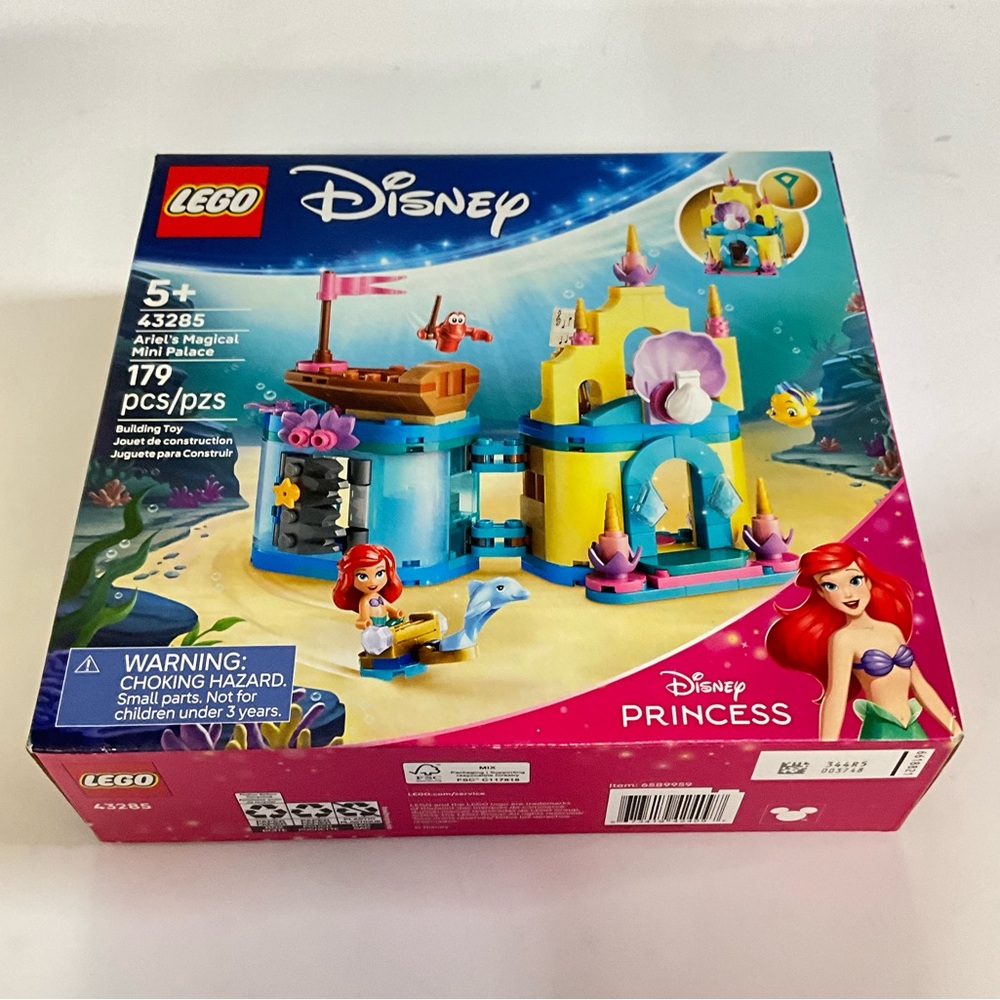 Lego 43285 Disney Princess Ariel’s Magical Mini Palace Sealed BRAND NEW